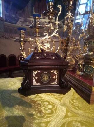 В монастырь на Закарпатье передан на вечное хранение ковчег с мощами Николая Чудотворца